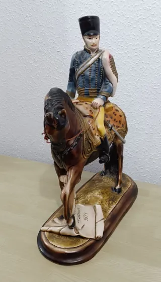 Figura Jinete Húsares Oficial Caballería España