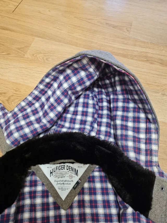 Trenca Lana Hilfiger Denim Gris Multicolor