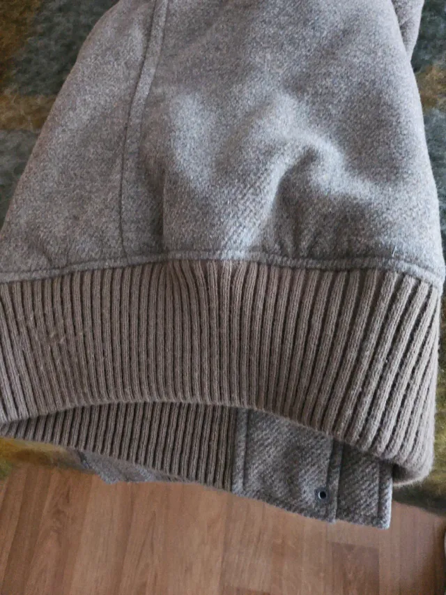 Trenca Lana Hilfiger Denim Gris Multicolor