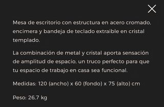 Mesa de escritorio y silla de diseño