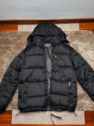 Abrigo Plumas Ralph Lauren Negro