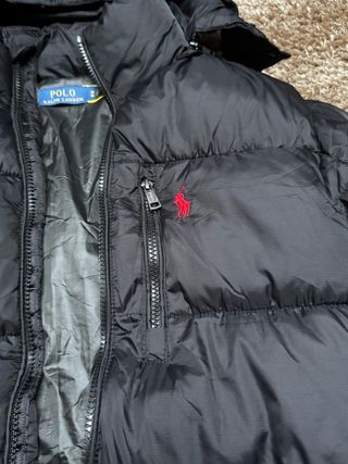 Abrigo Plumas Ralph Lauren Negro