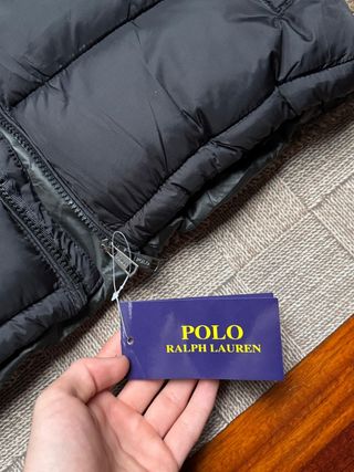 Abrigo Plumas Ralph Lauren Negro