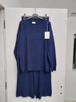 Coordinato invernale taglia unica blu