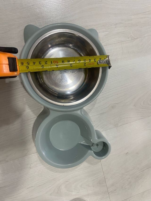 Comedero doble para gatos