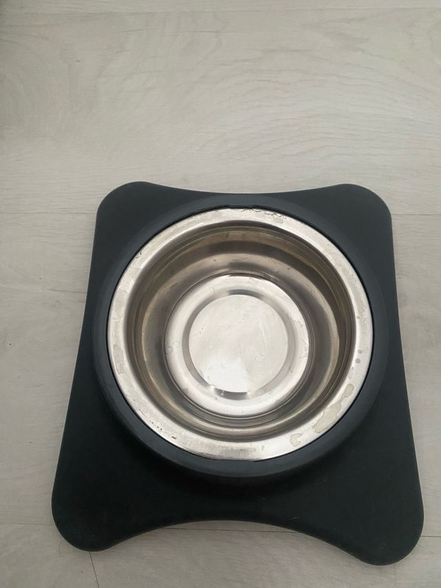 Comedero doble para gatos