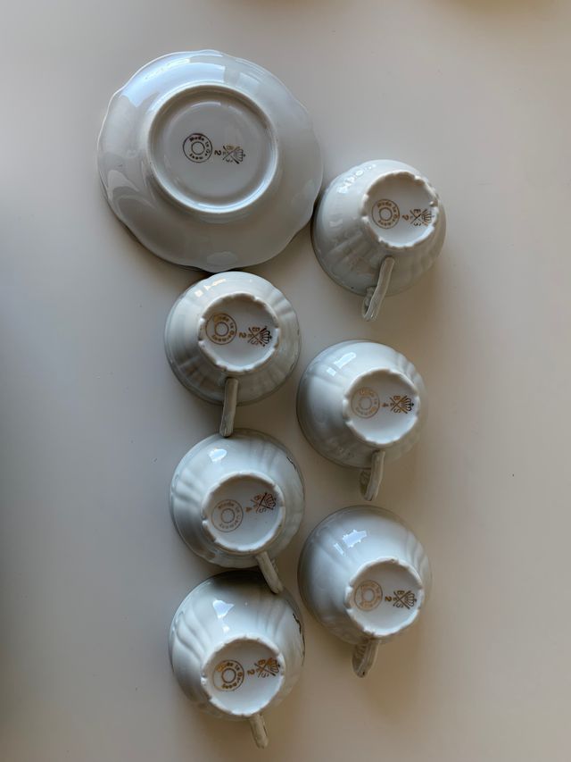 Servizio Tè Vintage B.E.S. Bavaria 6 Pezzi