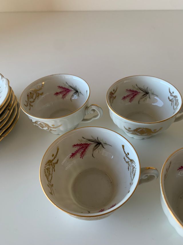 Servizio Tè Vintage B.E.S. Bavaria 6 Pezzi