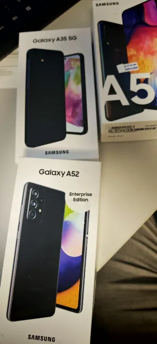 Scatole vuote Samsung Galaxy A50, A35, S21+
