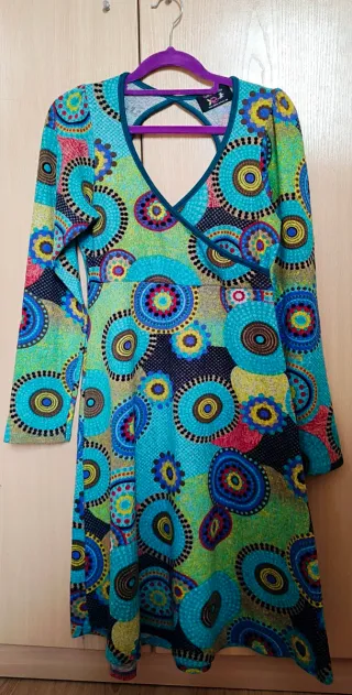 Vestido invierno estampado