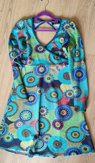 Vestido invierno estampado