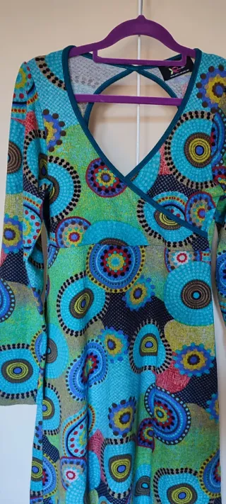 Vestido invierno estampado