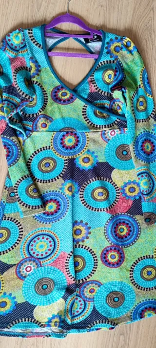 Vestido invierno estampado