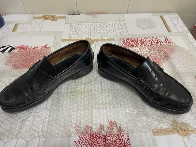 Náuticos de piel negros