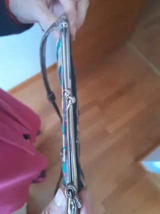 Bolso vintage perro con corona