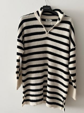 Vestido Vero Moda Rayas Blanco y Negro