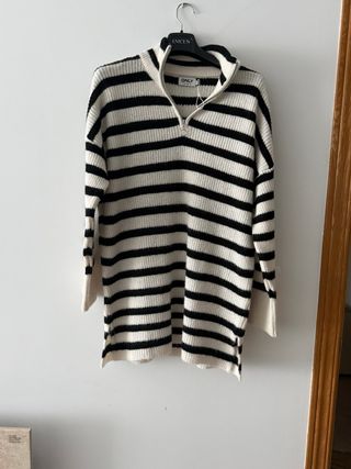 Vestido Vero Moda Rayas Blanco y Negro