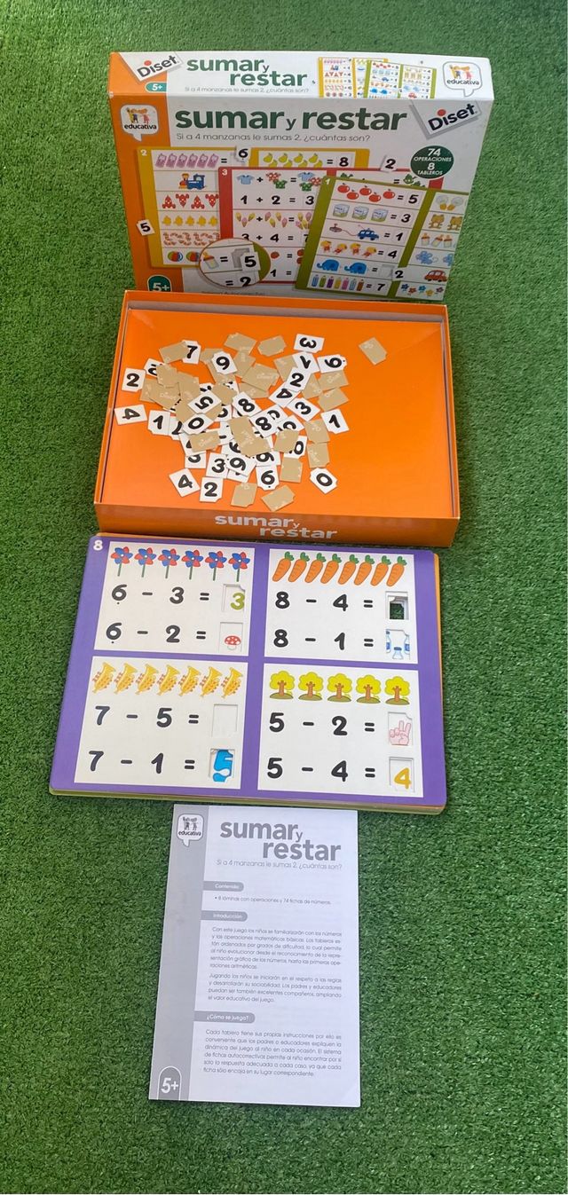 Juego Sumar y Restar Educativo Diset