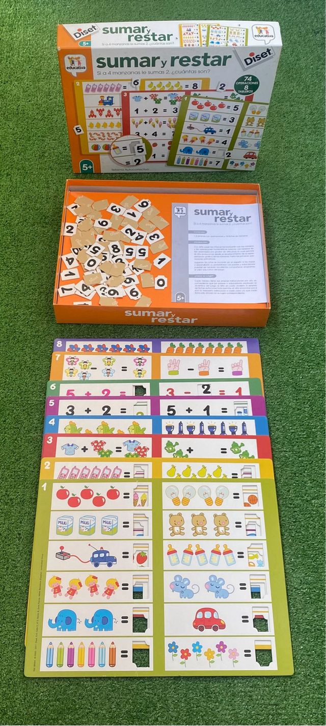 Juego Sumar y Restar Educativo Diset