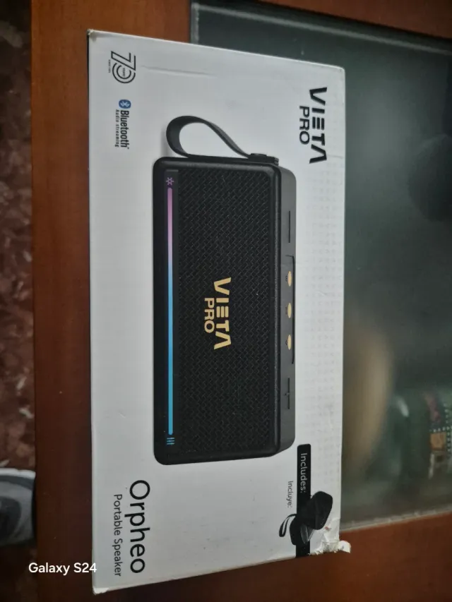 Altavoz Portátil Vieta Pro Orpheo Bluetooth Negro