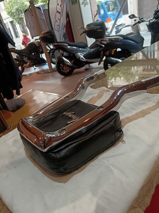 Respaldo Yamaha Virago Negro Cromado