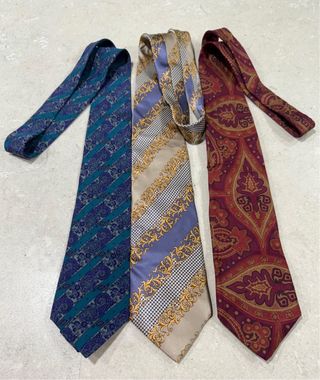 Lote 3 Corbatas Dior, Balmain y Givenchi