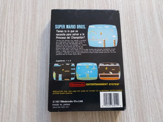 SUPER MARIO BROS PAL ESPANHA NINTENDO NES