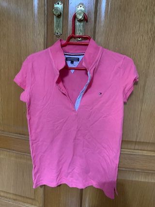 Polo Tommy Hilfiger rosa Talla 164