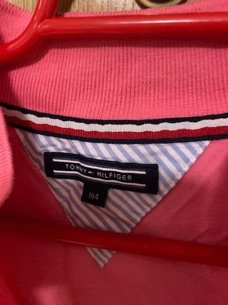 Polo Tommy Hilfiger rosa Talla 164