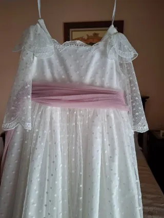 Traje comunión diseñado a medida.
