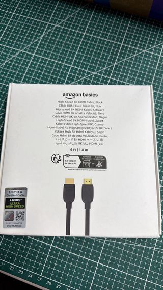 Cable HDMI Amazon Basics Certificado