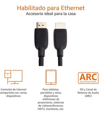 Cable HDMI Amazon Basics Certificado