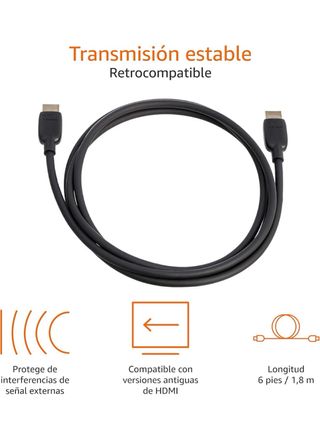 Cable HDMI Amazon Basics Certificado