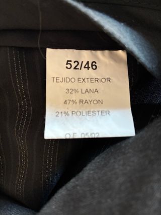 Traje de hombre negro