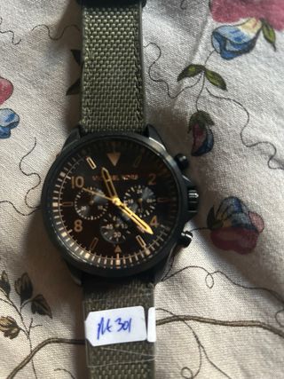Reloj Michael Kors Negro y Verde Militar