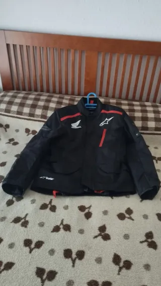 Chaqueta Moto Honda Negra Talla M