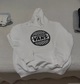 Sudadera Blanca con Logo