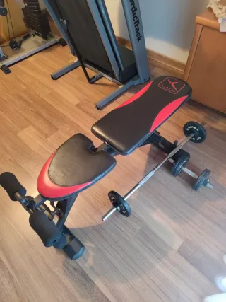 Banco de pesas Domyos
