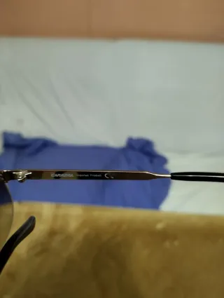 Gafas de sol aviador marrones y doradas