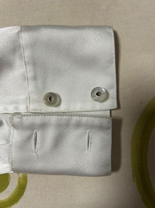 Camisa ZENDRA bordada blanca Talla 44