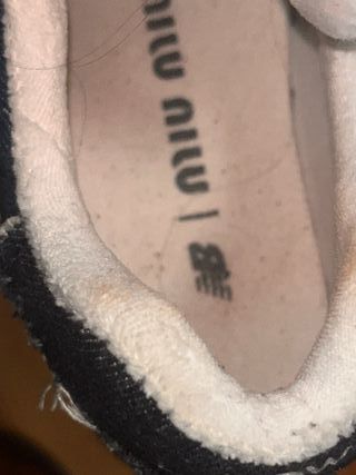 New Balance x Miu Miu Sneakers in Denim