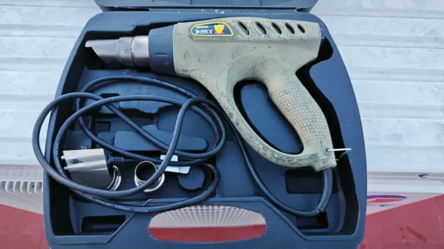 Pistola de aire caliente con maletín