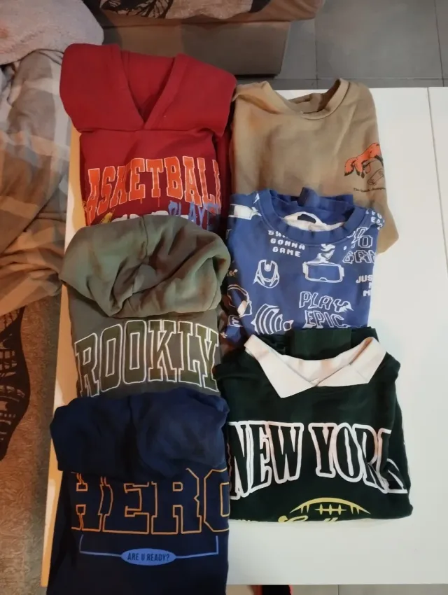 Lote 6 sudaderas niño talla 11-12 (152cm)
