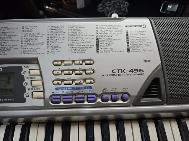 Órgano Casio CTK-496