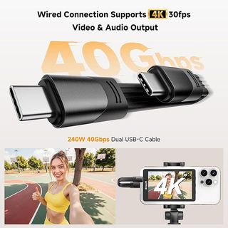 Gitfos Vlog Pantalla selfie grabación 4K 30fps