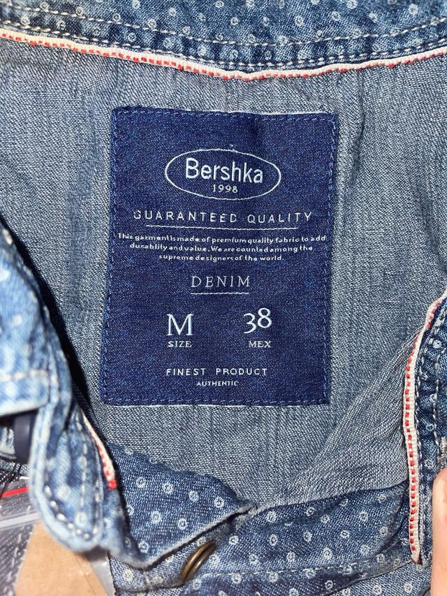 Camisa vaquera Bershka M