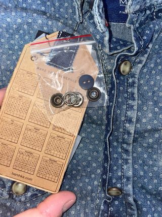 Camisa vaquera Bershka M