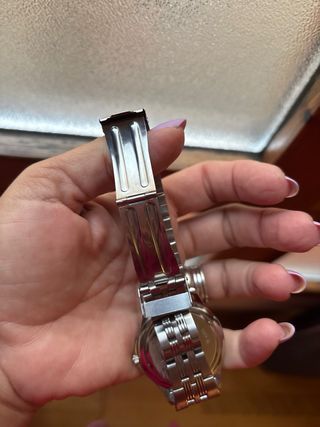 Reloj Stevenson Plata y Blanco