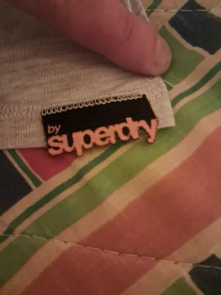 T-shirt Superdry uomo grigio e arancione