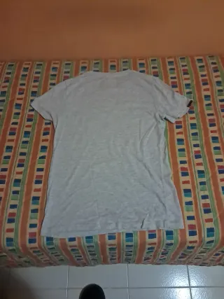 T-shirt Superdry uomo grigio e arancione